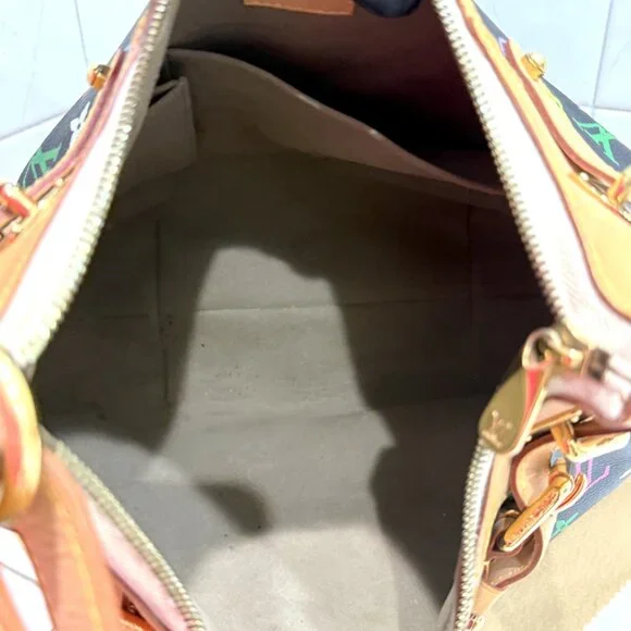 Louis Vuitton Greta Handbag Murakami Multicolor Hobo w/Original Receipt - MINT! - Picture 13 of 16